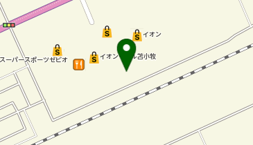 [EV]イオン北海道(株) イオンモール苫小牧 (平面P)の地図画像