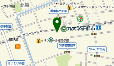 [EV]イオン九州(株) イオン福岡伊都店 (屋上P)の地図画像