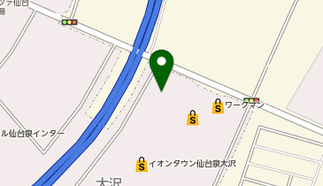 [EV]イオンタウン仙台泉大沢 (北側平面P)の地図画像