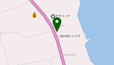 [EV]国東市 道の駅 くにさきの地図画像