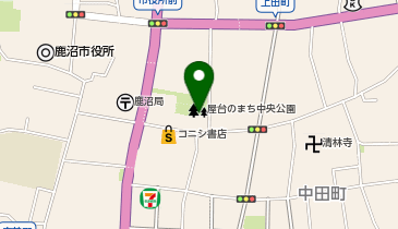 [EV]鹿沼市 屋台のまち中央公園の地図画像