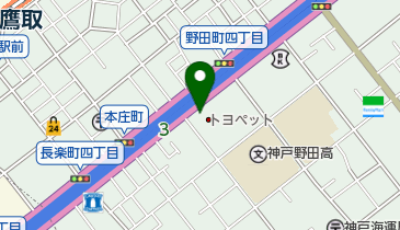 [EV]神戸トヨペット(株) 須磨店の地図画像