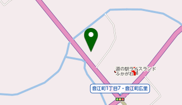 [EV]深川市 道の駅 ライスランドふかがわの地図画像