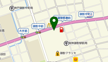 [EV]神戸トヨペット(株) 御影店の地図画像