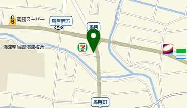 [EV]セブンイレブン海津町馬目店の地図画像