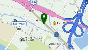 [EV]神戸トヨペット(株) 宝塚店の地図画像