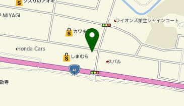 [EV]宮城ダイハツ販売(株) 仙台栗生店の地図画像