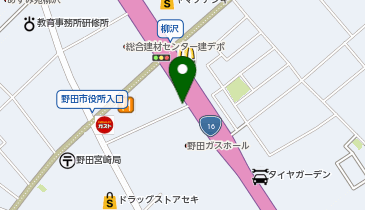 [EV]ルートインジャパン(株) ホテル ルートイン野田 -国道16号沿- (立体P 1階)の地図画像