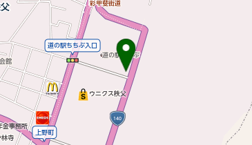 [EV]ルートインジャパン(株) ホテル ルートインGrand秩父の地図画像