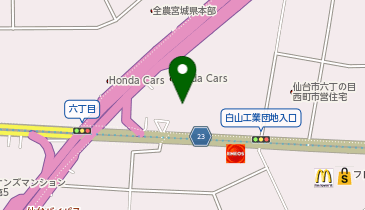 [EV]ルートインジャパン(株) ホテル ルートイン仙台東の地図画像