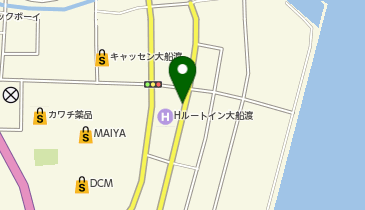 [EV]ルートインジャパン(株) ホテル ルートイン大船渡の地図画像