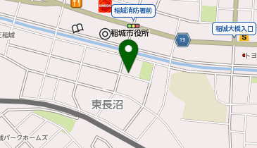 [EV]稲城市役所 第三駐車場の地図画像