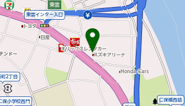 [EV](株)スズキ自販広島 スズキアリーナ東雲の地図画像