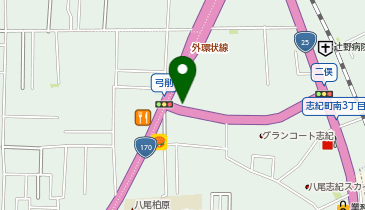 [EV](株)スズキ自販近畿 スズキアリーナ八尾の地図画像