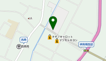 [EV]道の駅 にしじま和紙の里かみすきパークの地図画像