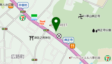 [EV]名鉄協商(株) 八事山興正寺参拝者駐車場 (立体P 1階)の地図画像