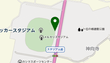 [EV](株)鹿島アントラーズF.C. メルカリスタジアム (D駐車場)の地図画像