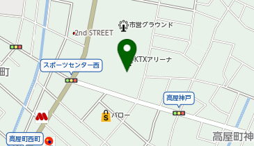 [EV]江南市 KTXアリーナ(江南市スポーツセンター)の地図画像