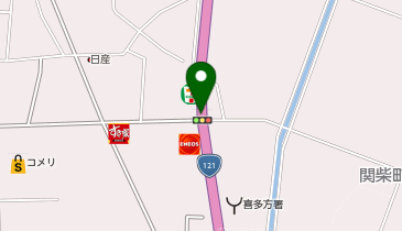 [EV]セブンイレブン喜多方バイパス店の地図画像