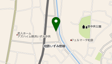 [EV]泉区いずみ中央公道充電ステーションの地図画像