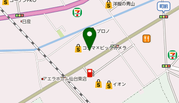 [EV]コジマ&times;ビックカメラ 多賀城店の地図画像