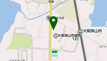 [EV]大阪狭山市 市役所駐車場の地図画像