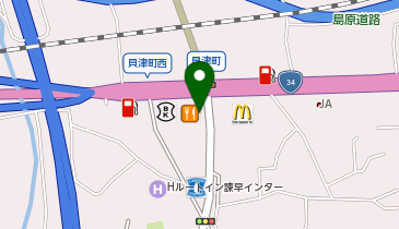 [EV]浜勝(株) とんかつ濱かつ 諫早貝津店の地図画像