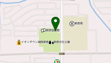 [EV]湖西市 新居文化公園の地図画像