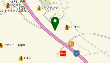 [EV](株)ホームインプルーブメントひろせ HIヒロセ スーパーコンボ嘉島上島店の地図画像