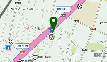 [EV]セブンイレブン堺東湊町6丁店の地図画像