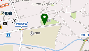 [EV]栄区本郷台公園前公道充電ステーションの地図画像