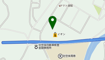 [EV]イオン九州(株) イオン佐世保白岳店の地図画像