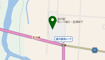 [EV](株)パワーエックス 道の駅 あいづ 湯川・会津坂下 (PowerX)の地図画像