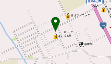 [EV](株)まいづる百貨店 まいづる9山本店の地図画像