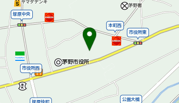 [EV]茅野市役所 東側駐車場の地図画像