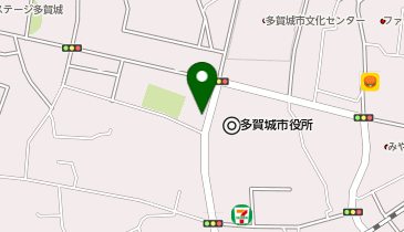 [EV]多賀城市 市役所 西側駐車場の地図画像