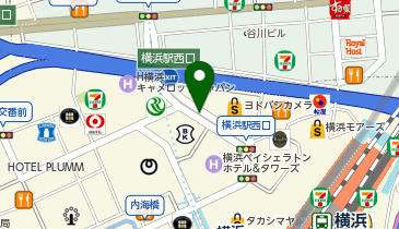 [EV]横浜駅西口地下駐車場の地図画像