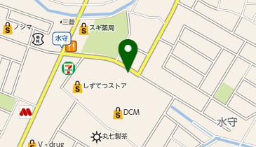 [EV]DCM藤枝水守店の地図画像