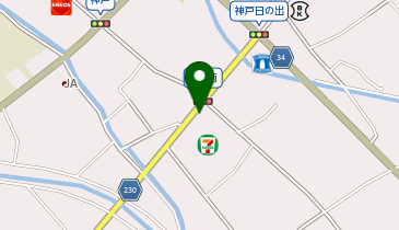 [EV]セブンイレブン吉田神戸店の地図画像