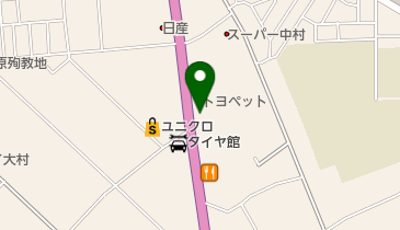 [EV]長崎トヨペット(株) 大村店の地図画像