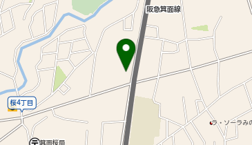 [EV]ジョイタウン佐久良 (タイムズ牧落駅前)の地図画像
