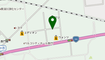 [EV]フジ長門店の地図画像