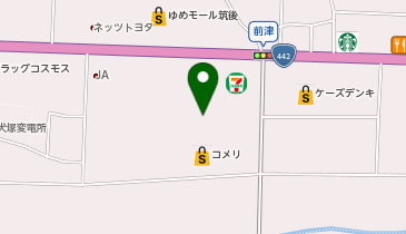 [EV]コメリパワー筑後店の地図画像