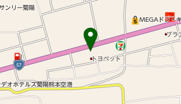 [EV]熊本トヨペット(株) 菊陽店の地図画像