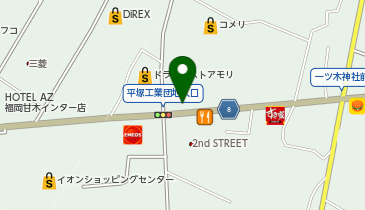 [EV]コメリパワー甘木インター店の地図画像