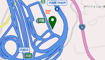 [EV]本州四国連絡高速道路(株) 神戸淡路鳴門自動車道 淡路SA (下り)の地図画像