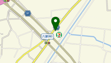 [EV]セブンイレブン高岡六家店の地図画像