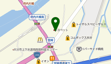 [EV]大分トヨペット(株) 府内大橋店の地図画像