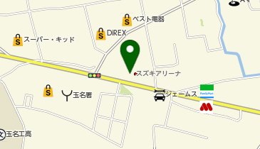 [EV](株)スズキ自販熊本 スズキアリーナ玉名の地図画像