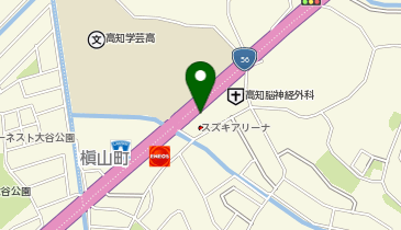 [EV](株)スズキ自販高知 スズキアリーナ高知朝倉の地図画像
